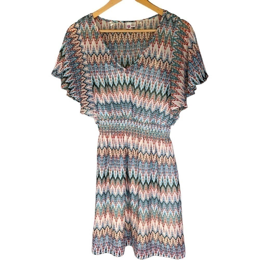 AWN SUMMER DRESS WITH LINING SIZE L